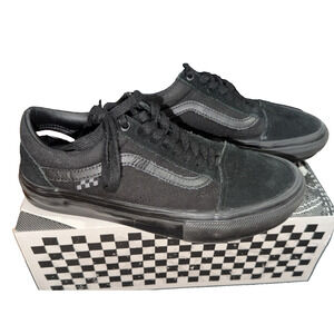 Vans Skate Old Skool Black Black Sneakers Men’s 7 EU 39 With Box
